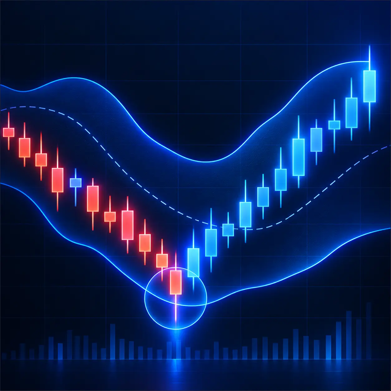 Bollinger Reversal strategy visual
