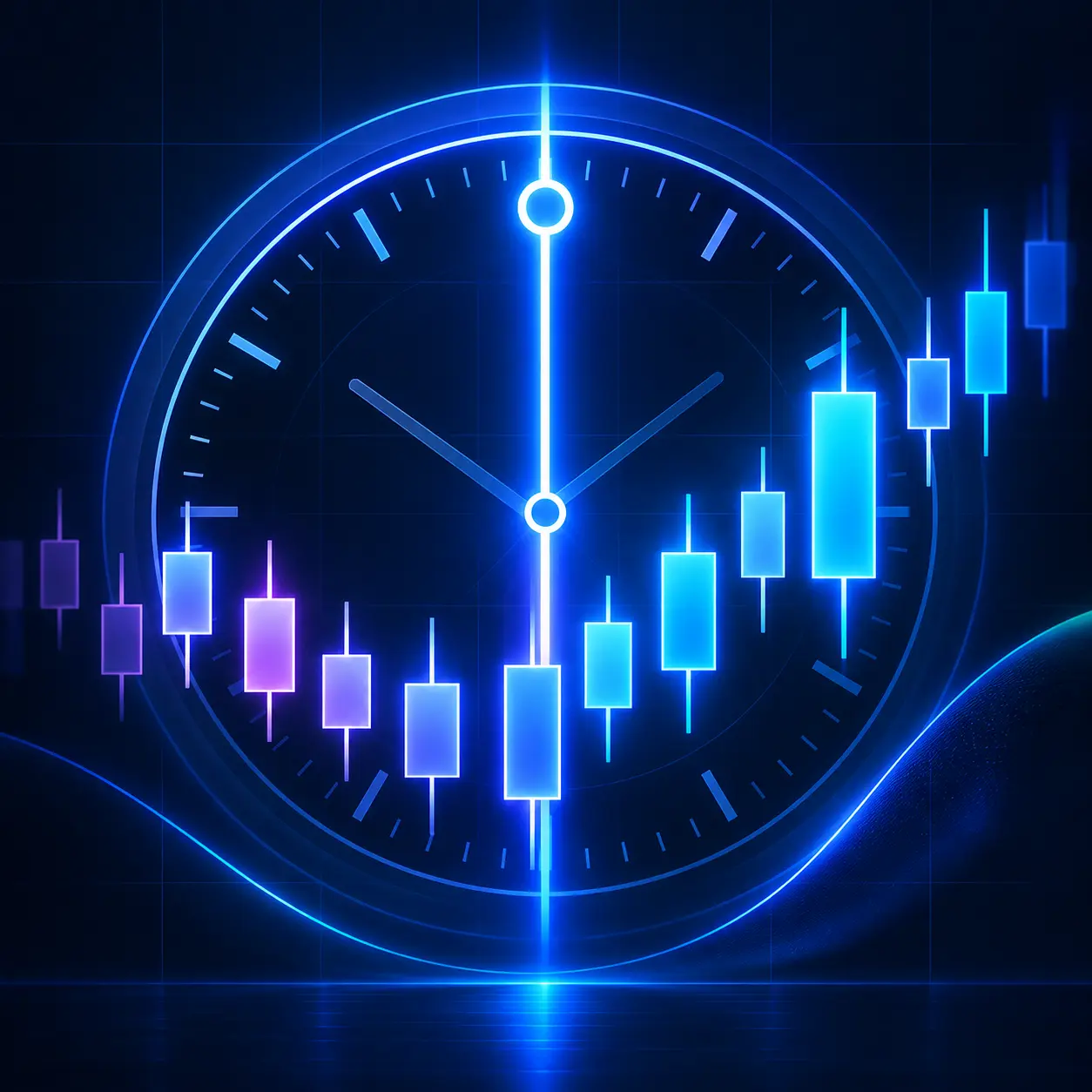 Timed Candle Pattern strategy visual